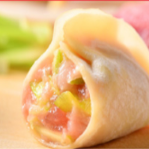 韭黄鲜肉饺