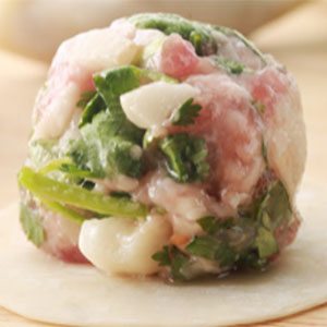 香茜马蹄鲜肉饺