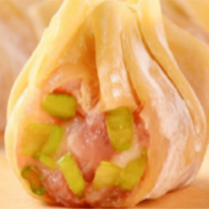韭黄鲜肉云吞
