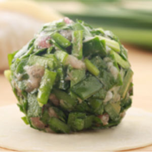 韭菜鲜肉馅