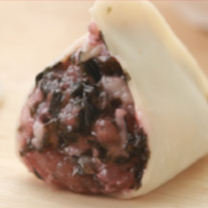 紫菜鲜肉饺