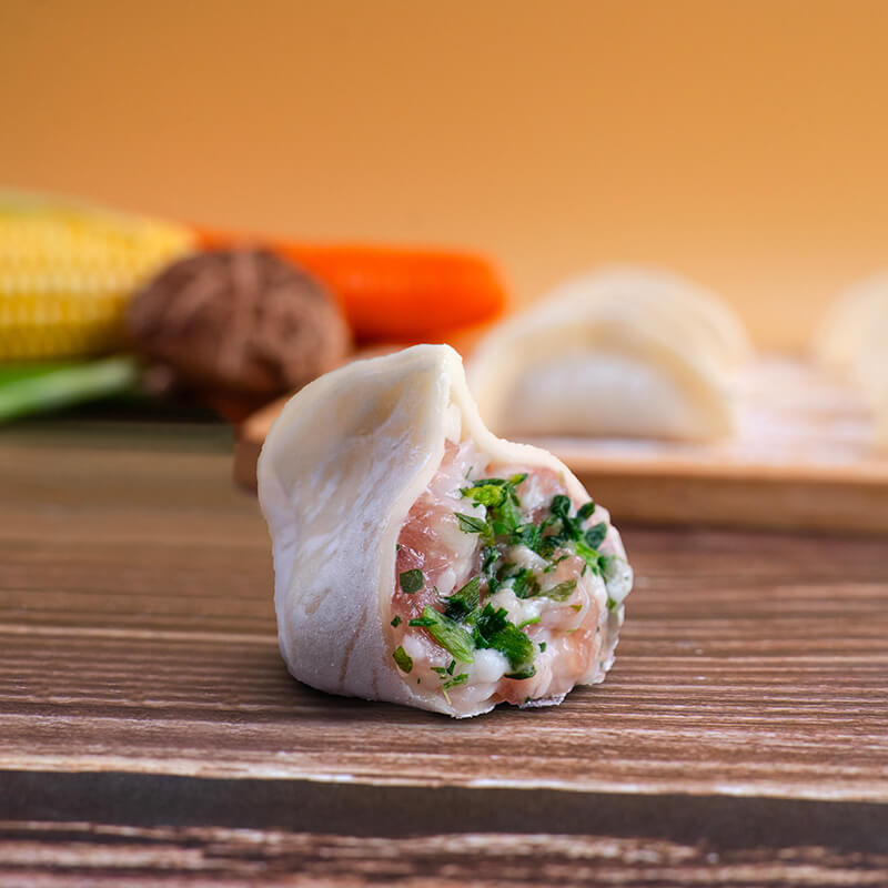 荠菜鲜肉饺